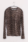 BASERANGE Classic Bamboo Fiber and Cotton Long Sleeve T-Shirt Collection Crew Neck Base Shirt French BAS-TTLS-BLP-AU25-LEOPARD (TOLS-BL-000 TTLS)